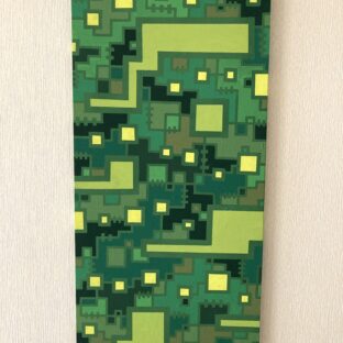 「森の息」　H約910㎜W約410㎜H約30㎜