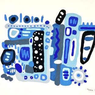 「じねん‐ｂ」　アクリル絵の具　F12canvas H606×W500