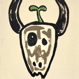 「生と死」　F4号　H333ｍｍ×W242ｍｍ