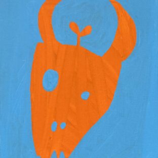 「生と死」　F4号　H333ｍｍ×W242ｍｍ