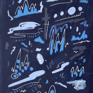 「夜の山の声」